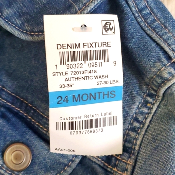 NWT 24M First Impressions Denim Jacket - Picture 5 of 7